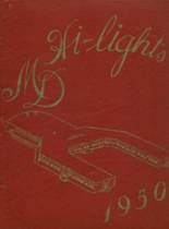 1950 Mater Dei High School Yearbook from Evansville, Indiana cover image