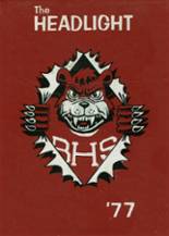 Baird High School 1977 yearbook cover photo