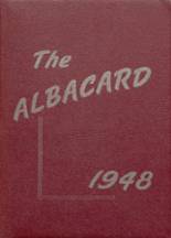 Albion High School 1948 yearbook cover photo