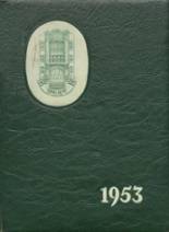 Wilby High School 1953 yearbook cover photo