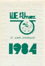 St. John's Central High School 1984 yearbook cover photo
