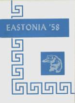 Easton High School 1958 yearbook cover photo