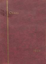 1934 Rensselaer High Schoool Yearbook from Rensselaer, Indiana cover image