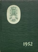 Wilby High School 1952 yearbook cover photo