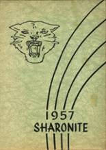 Sharon High School 1957 yearbook cover photo