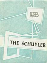 Schuylerville High School 1958 yearbook cover photo