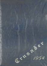 St. Agnes Academy 1954 yearbook cover photo