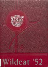 Albin Consolidated High School 1952 yearbook cover photo