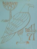 Bell High School 1971 yearbook cover photo