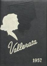 Valley High School 1957 yearbook cover photo