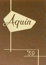 Aquinas High School 1959 yearbook cover photo