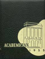 Utica Free Academy 1955 yearbook cover photo