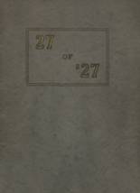 Ft. Branch High School 1927 yearbook cover photo