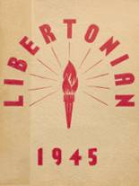 1945 Short High School Yearbook from Liberty, Indiana cover image