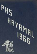 Plymouth High School 1966 yearbook cover photo