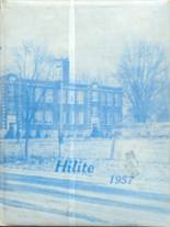 Bloomdale High School 1957 yearbook cover photo