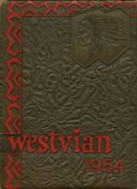 West View High School 1954 yearbook cover photo
