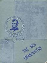 Lincoln Consolidated High School 1956 yearbook cover photo