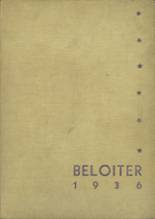 Beloit Memorial High School 1936 yearbook cover photo