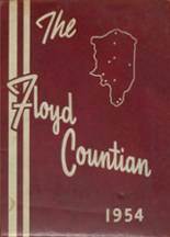 Auxier High School 1954 yearbook cover photo