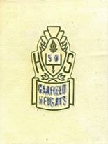 Garfield Heights High School 1959 yearbook cover photo