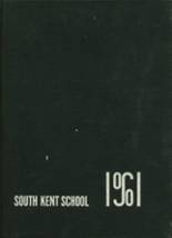South Kent School 1961 yearbook cover photo