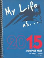 Heritage Hills High School 2015 yearbook cover photo