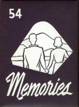 Longmont High School 1954 yearbook cover photo