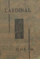 Orting High School 1936 yearbook cover photo