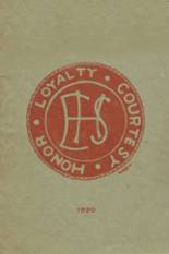 Estherville High School 1920 yearbook cover photo