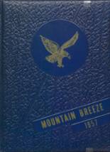 1957 Green Bank High School Yearbook from Green bank, West Virginia cover image