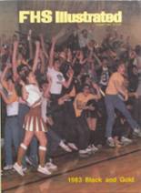 Fremont High School 1983 yearbook cover photo