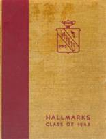 Hall High School 1945 yearbook cover photo