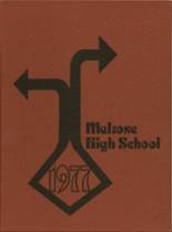 Melrose High School 1977 yearbook cover photo