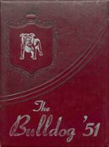 Buda High School 1951 yearbook cover photo