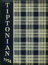 Tipton High School 1954 yearbook cover photo