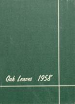 Fayetteville-Manlius High School 1958 yearbook cover photo