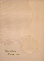 Nicholas High School 1954 yearbook cover photo