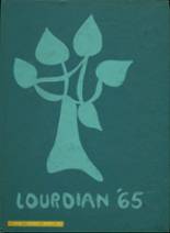 Lourdes High School 1965 yearbook cover photo