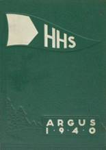Huntingdon Area High School 1940 yearbook cover photo