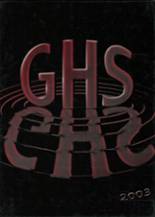 Grant High School 2003 yearbook cover photo