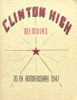 Clinton High School 1947 yearbook cover photo