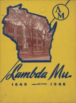 Lake Mills High School 1948 yearbook cover photo