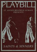 St. Anne's-Belfield High School 1985 yearbook cover photo