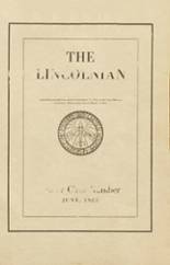 Lincoln Academy 1922 yearbook cover photo