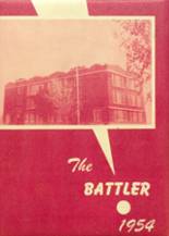 Gettysburg High School 1954 yearbook cover photo