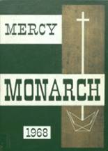 Mercy High School 1968 yearbook cover photo