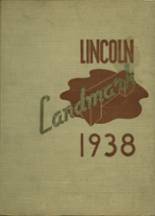 Abraham Lincoln High School 410 1938 yearbook cover photo