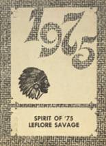 Leflore High School 1975 yearbook cover photo