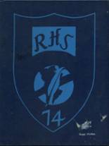 Riverside High School 1974 yearbook cover photo